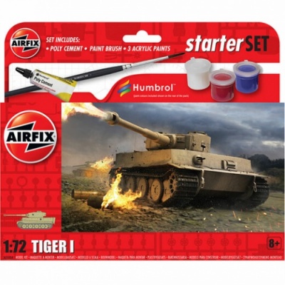 Airfix 1:72 A55004 Tiger I Starter Set